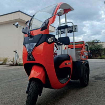 Tricycle électrique pour désinfection, Série Sofi-X